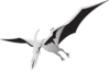 Silver Pterodactyl Clip Art